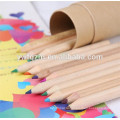Горячие продажа дети мини деревянные цветной карандаш
